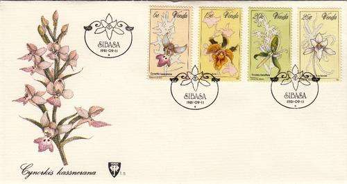 VENDA 1981 FDC 1.8 ORCHIDS