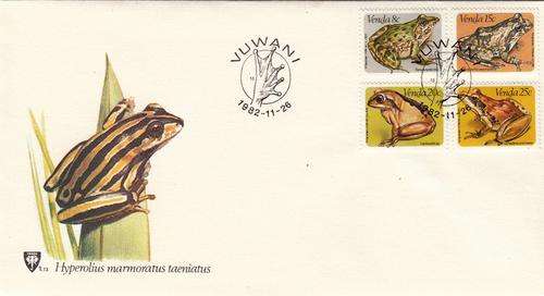 VENDA 1982 FDC 1.13 FROGS