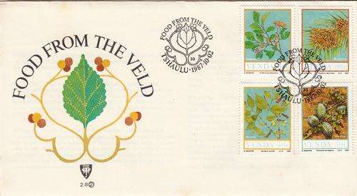 VENDA 1987 FDC 2.8(2) FOOD FROM THE VELD