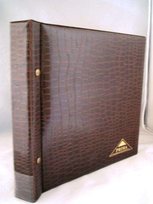 FDC BROWN A4 SIZE ALBUM: 19 PAGES HOLDING 68 REGULAR SIZE + 4 A4 SIZE COVERS