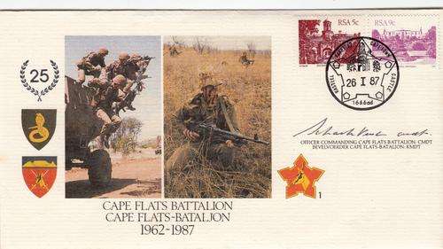 SA ARMY #1 SIGNED: CAPE FLATS BATTALION