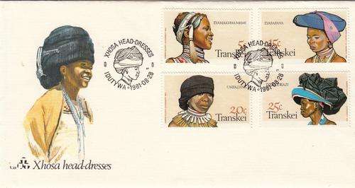 TRANSKEI FDC#1.23 1981: HEADDRESS OF XHOZA WOMAN