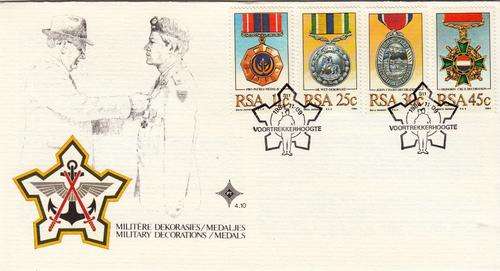 RSA FDC#4.10 1984: MILITARY DECORATIONS