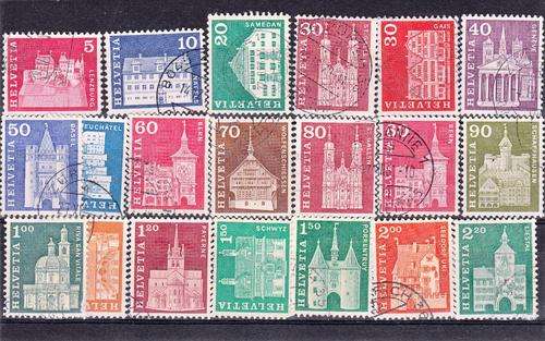 SWITZERLAND 1960-63: CATHEDRALS USED