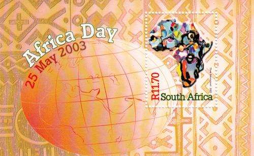 RSA MINIATURE SHEET 2003: AFRICA DAY MNH