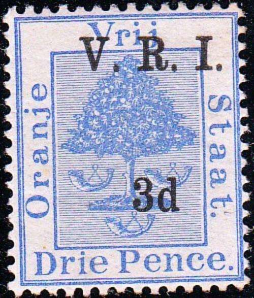 OFS 1900: BRITISH OCCUPATION 3d OVERPRINTED V.R.I. 3d MH (SACC53)