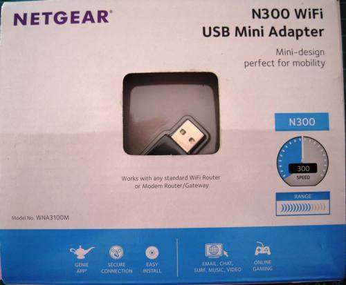 NETGEAR N300 Wi-Fi USB MINI ADAPTER - NEVER BEEN USED