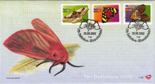RSA 2002: OFFICIAL FDC 7.40 and 7.71 -  ADDITIONAL VALUES TO 7th ISSUE