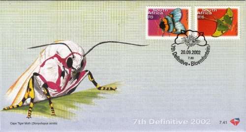 RSA 2002: OFFICIAL FDC 7.40 and 7.71 -  ADDITIONAL VALUES TO 7th ISSUE