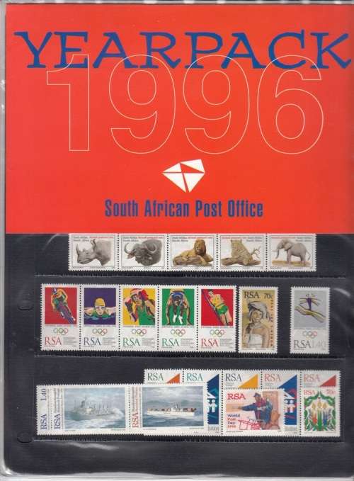 RSA 1996 YEARPACK AS ISSUED BY SAPO incl BONUS PACK MEDIA RELEASES