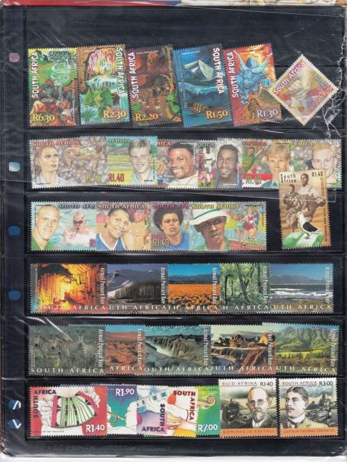 RSA 2001 COMMEMORATIVE STAMP YEARPACK