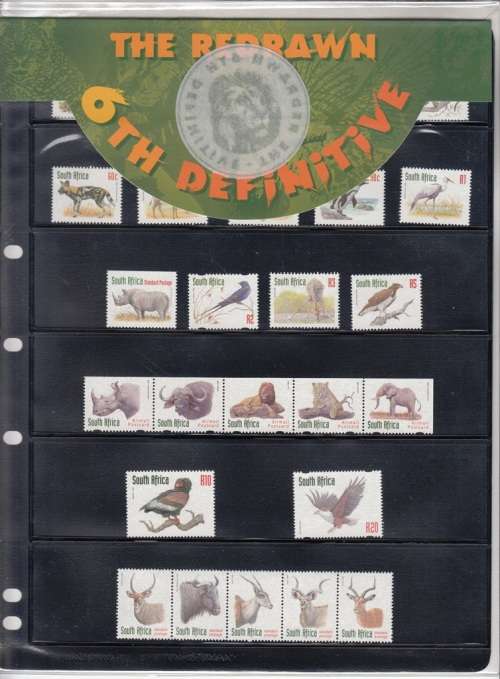 RSA 1998: THE REDRAWN 6th DEFINITIVE FULL SET OF 26 MNH