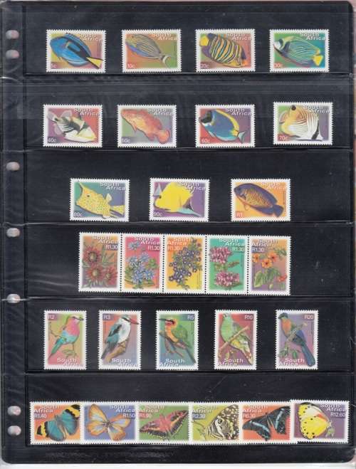 RSA 2000: 7th DEFINITIVE ISSUE FULL SET OF 27 MNH (SACC 1293-1319)