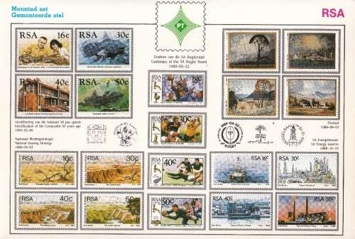 RSA 1989: COMMEMORATIVE YEARPACK incl MINISHEET NO. 17