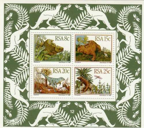 RSA 1982: STAMPS ISSUED DURING 1982 MNH (SACC 508-513, 536-539) incl MINISHEETS 11 and 12