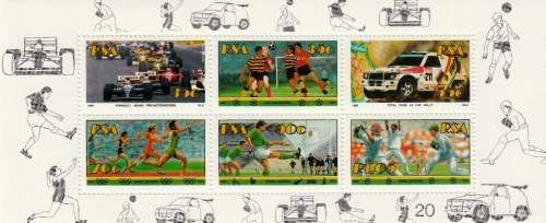RSA 1992 YEARPACK AS ISSUED BY SAPO incl. SHEETLETS (SACC 777, 784) and MINISHEET No 20