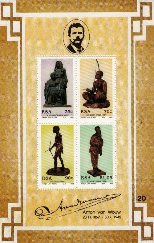 RSA 1992 YEARPACK AS ISSUED BY SAPO incl. SHEETLETS (SACC 777, 784) and MINISHEET No 20