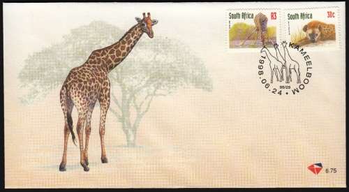 RSA 1998: OFFICIAL FDC 6.75 - ADDITIONAL VALUES TO 6th DEF SERIES