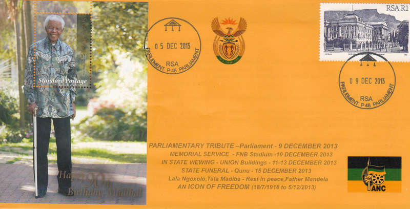 RSA FDC 2013: PARLIAMENTARY TRIBUTE TO THE LATE NELSON MANDELA