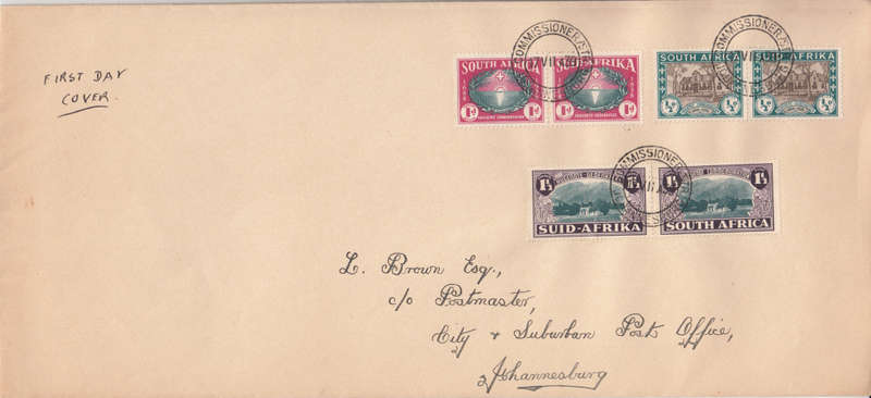 UNION PRIVATE FDC 1939: 250th ANNIVERSARY OF THE HUGUENOT LANDING