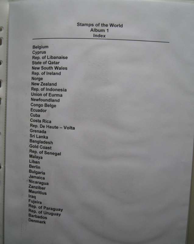 WORLD STAMPS SORTED and FILED 100 PAGES HUNDERDS OF STAMPS (SEE LIST OF COUNTRIES)