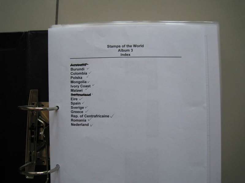 WORLD STAMPS SORTED and FILED 66 PAGES HUNDERDS OF STAMPS (SEE LIST OF COUNTRIES)