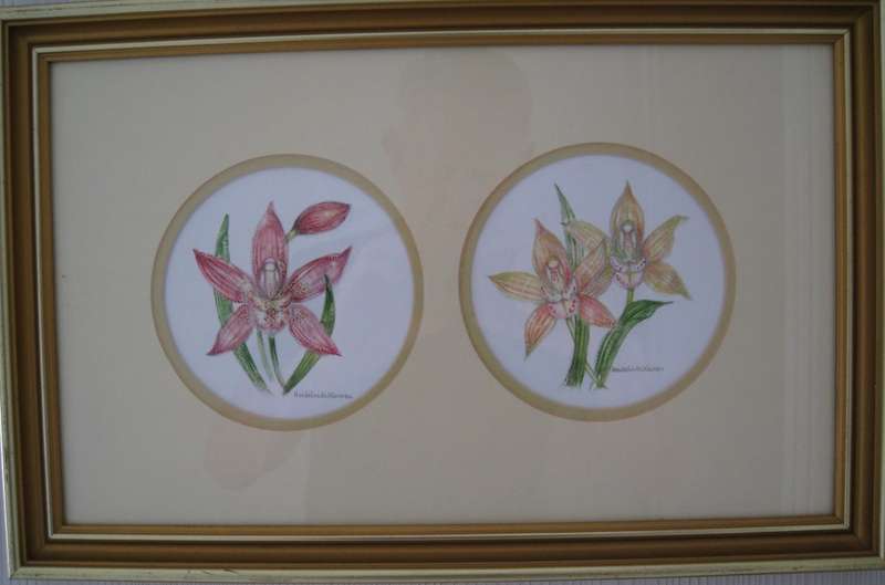 OIL PAINTING BY HEIDELINDE KLEINAU - 45x29 cm FRAMED