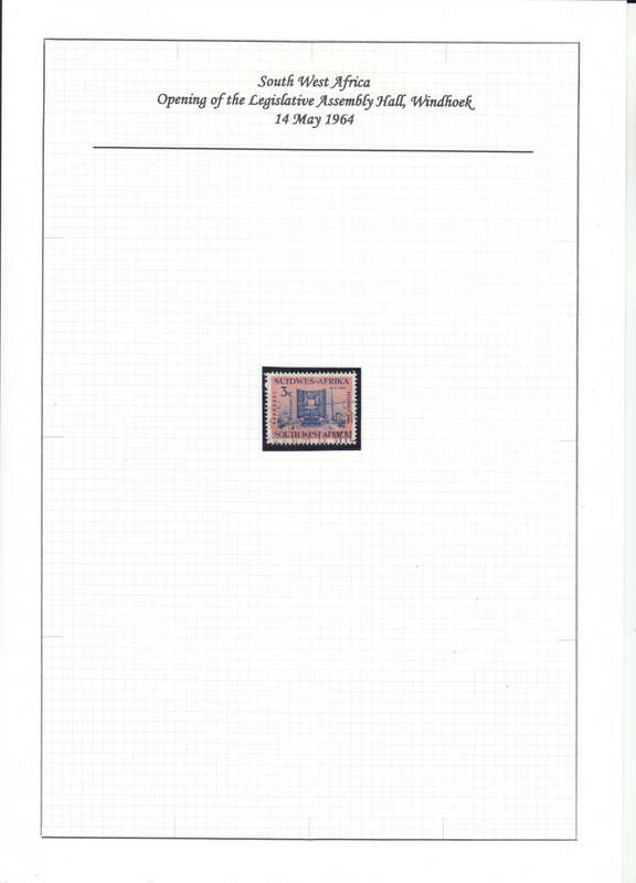 SWA 1963 - RED CROSS CENTENARY 7½c, 15c USED (SACC222-223) + LEGISLATIVE HALL 3c USED (SACC224)