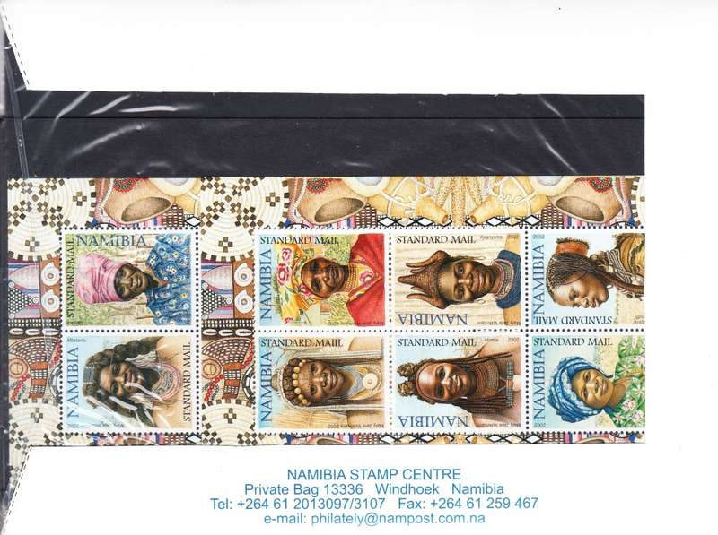 NAMIBIA 2002 YEAR PACK CONTAINING ALL STAMPS AND SHEETS MNH (SACC 377-418)