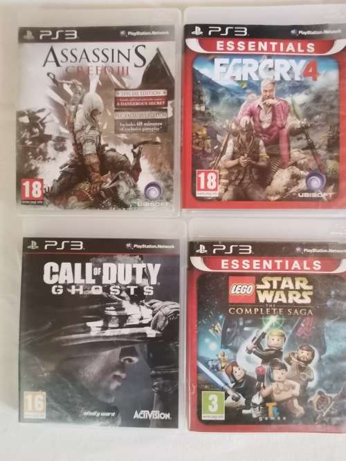 Sony Playstation 3 plus assorted games