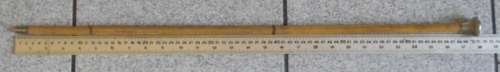 OFFICER'S SWAGGER STICK. South African Army (Union of South Africa Badge). WWI. Cane & white metal