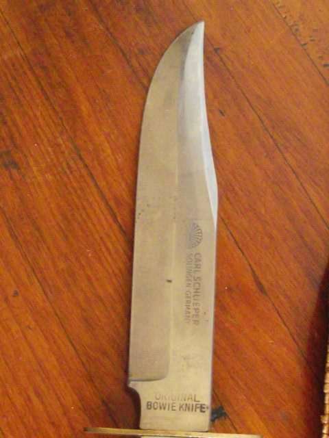 STUNNING CARL SCHLIEPER SOLINGENORIGINAL BOWIE HUNTING KNIFE, INCLUDING POSTAGE FOR PISHLEGEND