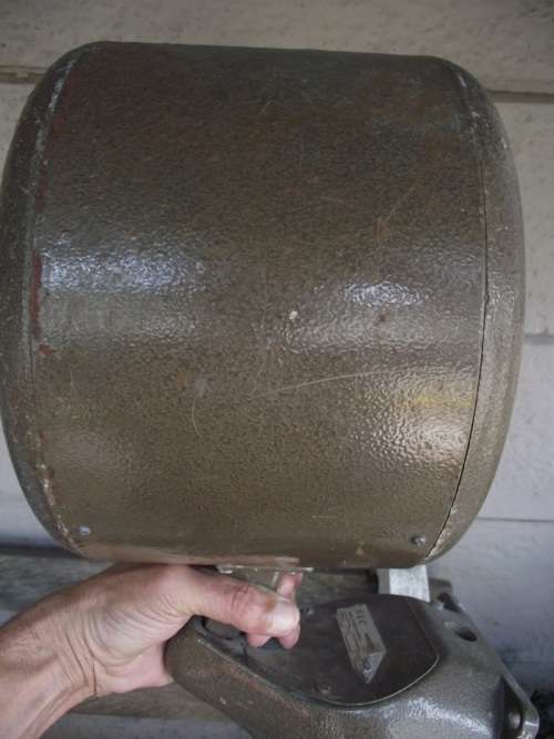 INDUSTRIAL VINTAGE GEC WALL FAN HEATER 1950S