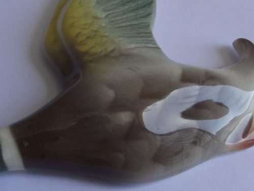 VINTAGE KEELE STREET POTTERY MALLARD FLYING WALL DUCK