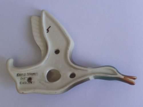 VINTAGE KEELE STREET POTTERY MALLARD FLYING WALL DUCK