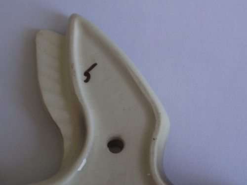 VINTAGE KEELE STREET POTTERY MALLARD FLYING WALL DUCK