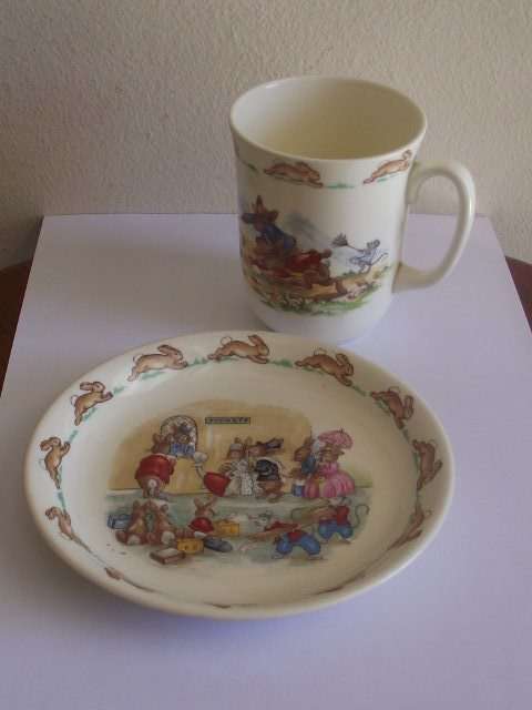 LOVELY ROYAL DOULTON BUNNYKINS CUP AND SAUCER