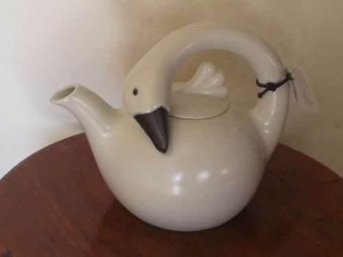 "THE GOOSE" TEAPOT DESIGNED AND HAND CRAFTED BY CHRISTOPHER SMART.