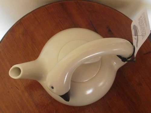 "THE GOOSE" TEAPOT DESIGNED AND HAND CRAFTED BY CHRISTOPHER SMART.