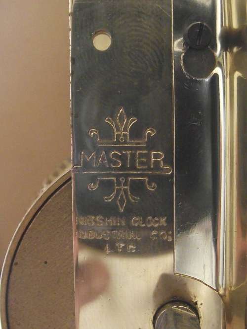 Nisshin Clock Industrial Co Ltd "Master" 400 Day Anniversary Clock ----FOR REPAIRS