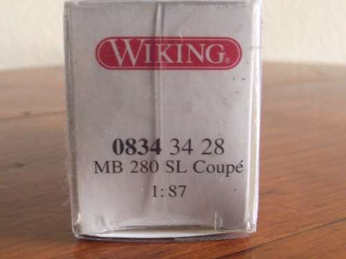 WIKING HO SCALE MB 280 SL COUPE --- 08343428