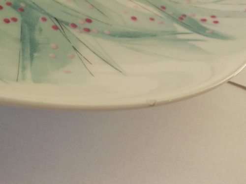LOVELY VINTAGE ALKA KUNST BAVARIA WALL PLATE MARKED "GISELE"