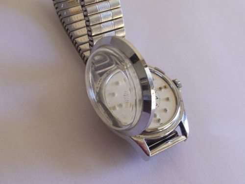 AMAZING VINTAGE ARSA AUTOMATIC BRAILLE WRIST WATCH IN GOOD WORKING CONDITION