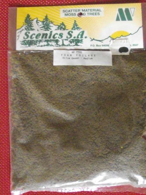 SCENICS S.A FOAM FOILAGE OLIVE GREEN --- MP 7795