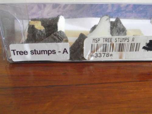 HO SCALE TREE STUMPS