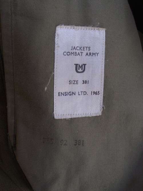 OLD S.A.D.F BUNNY JACKET IN EXCELLENT CONDITION FOR IT'S AGE - DATED 1965