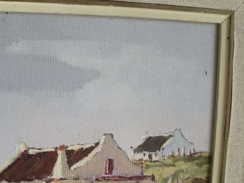 STUNNING CHARLES VAN DER MERWE PAINTING, OIL BOARD
