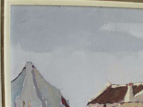 STUNNING CHARLES VAN DER MERWE PAINTING, OIL BOARD