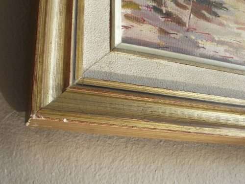 STUNNING CHARLES VAN DER MERWE PAINTING, OIL BOARD