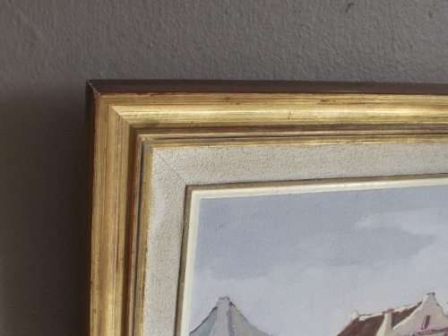 STUNNING CHARLES VAN DER MERWE PAINTING, OIL BOARD